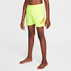 【日本未発売】Nike Swim Shorts Neon Yellow L Nike Performance VOLLEY LOGO SOLID - Swimming shorts - volt